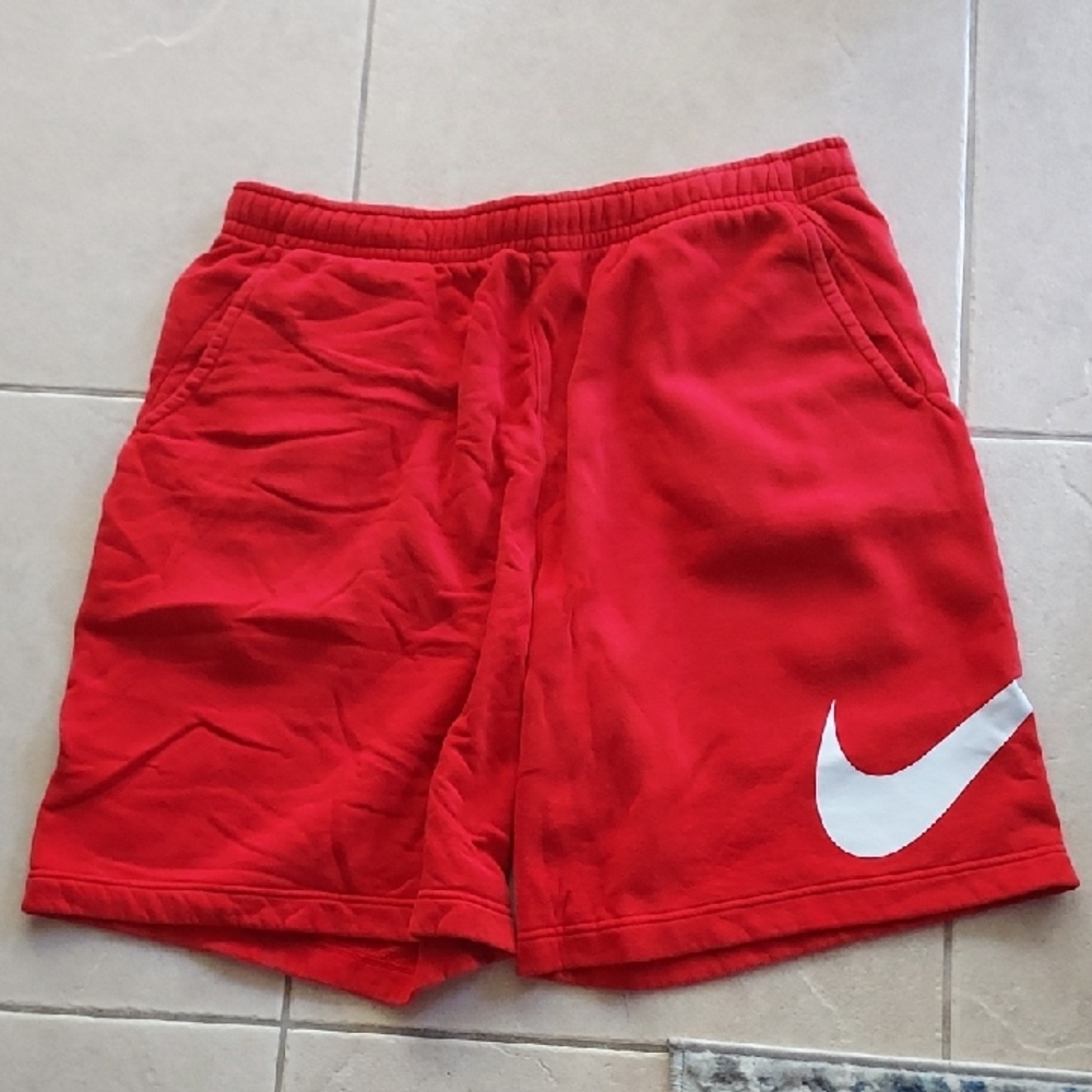 Nike Red Sweatshorts Size Xxl